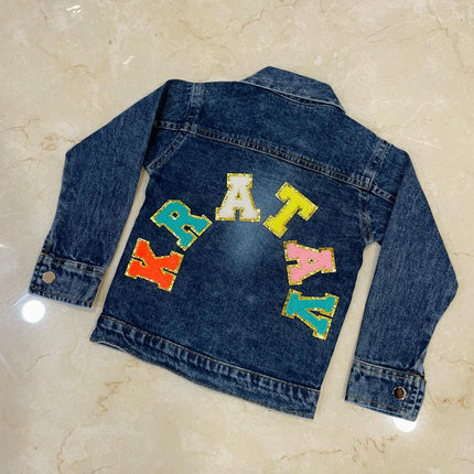Personalised Denim Jacket with name - Premium Quality