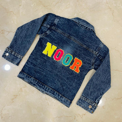 Personalised Denim Jacket with name - Premium Quality