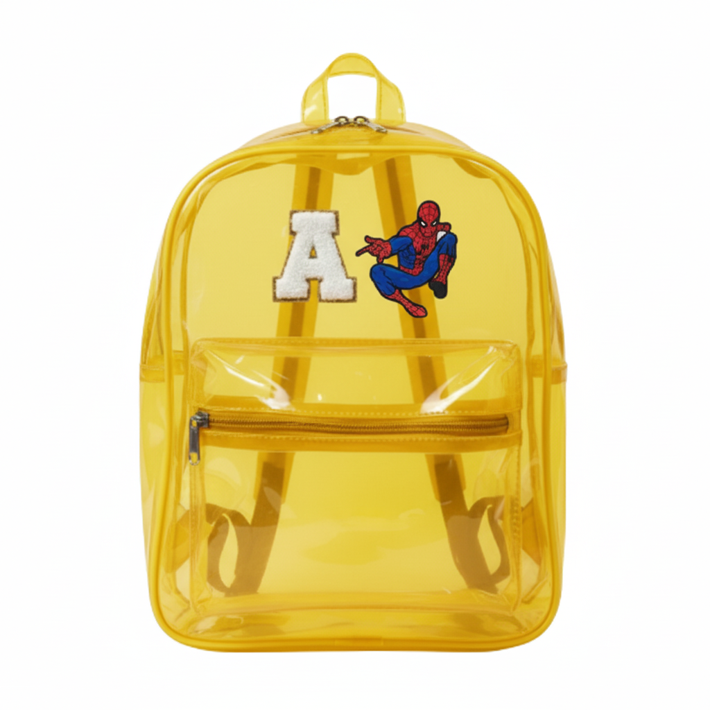 Customized Jelly Bagpack with Initial Cartoon for Boys and Girls