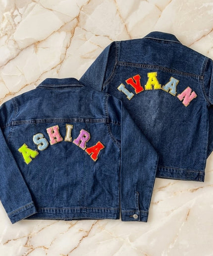 Personalised Denim Jacket with name - Premium Quality