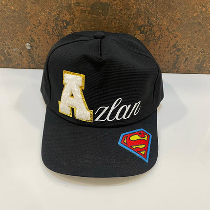 Customized Cap for Kids with Full name with Cartoon - Return gifts