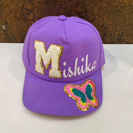 Customized Cap for Kids with Full name with Cartoon - Return gifts