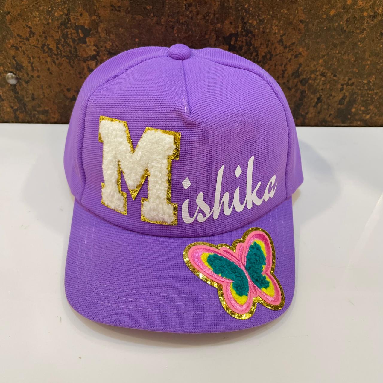 Customized Cap for Kids with Full name with Cartoon - Return gifts
