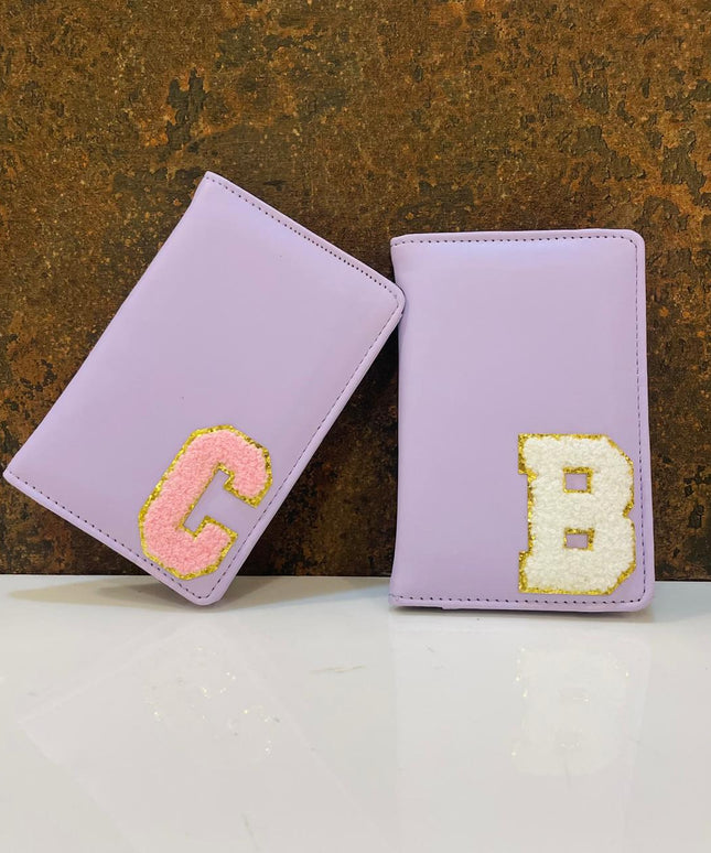 Personalized Initial Passport Cover