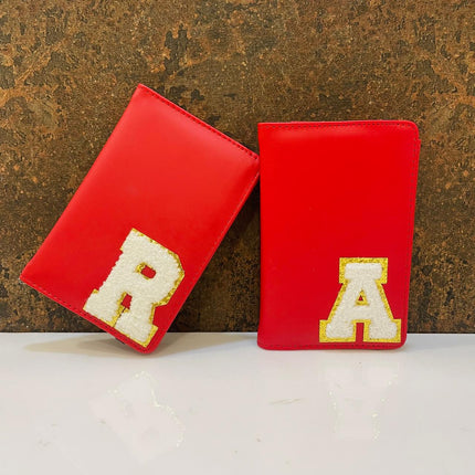Personalized Initial Passport Cover
