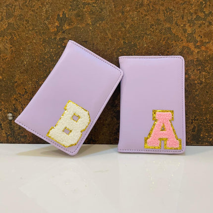Personalized Initial Passport Cover