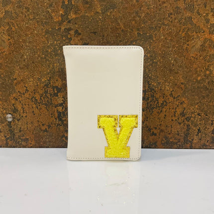 Personalized Initial Passport Cover