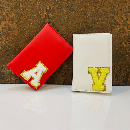Personalized Initial Passport Cover