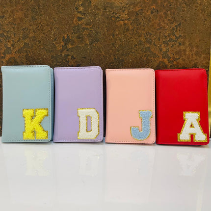Personalized Initial Passport Cover