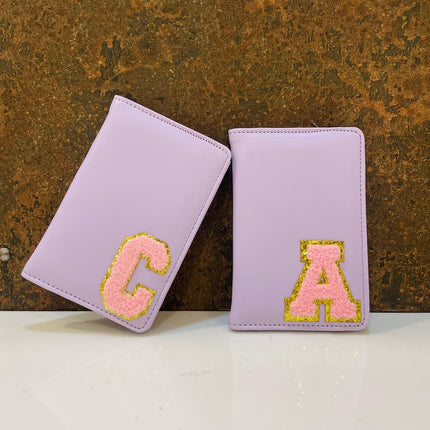 Personalized Initial Passport Cover
