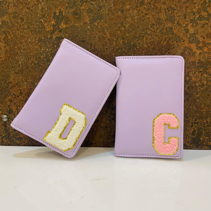 Personalized Initial Passport Cover
