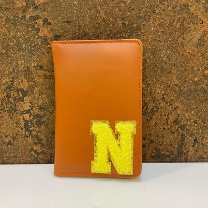 Personalized Initial Passport Cover