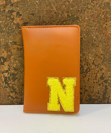 Personalized Initial Passport Cover