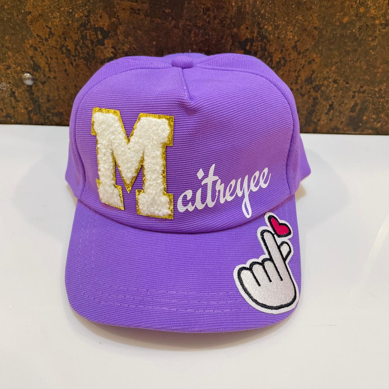 Customized Cap for Kids with Full name with Cartoon - Return gifts