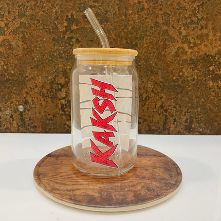 Premium Superheroes Glass Tumbler