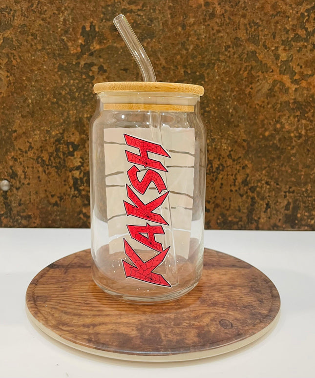 Premium Superheroes Glass Tumbler