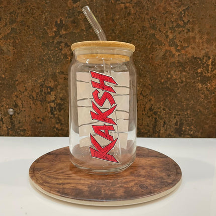 Premium Superheroes Glass Tumbler