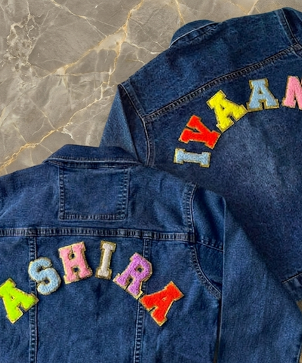 Personalised Denim Jacket with name - Premium Quality