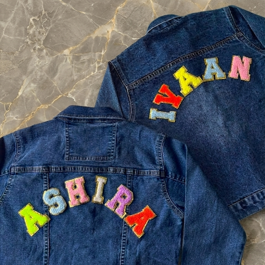 Personalised Denim Jacket with name - Premium Quality