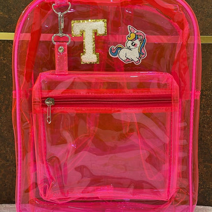 Customized Jelly Bagpack with Initial Cartoon for Boys and Girls