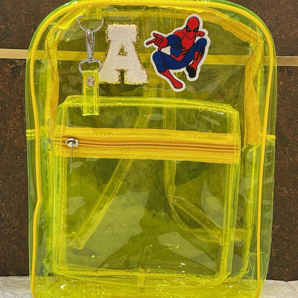 Customized Jelly Bagpack with Initial Cartoon for Boys and Girls