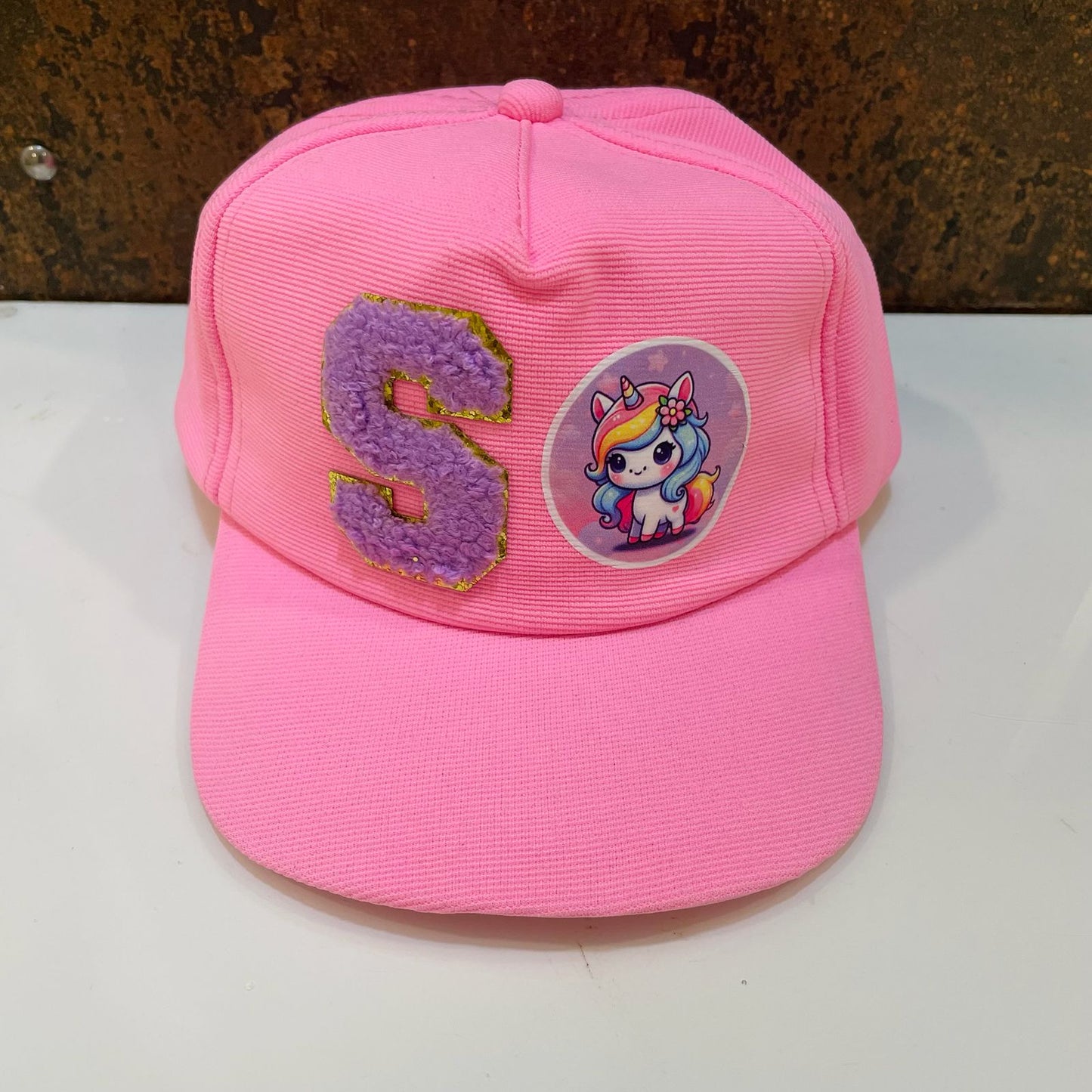 Customized Cap for Kids with Initial and cartoon - Return gifts