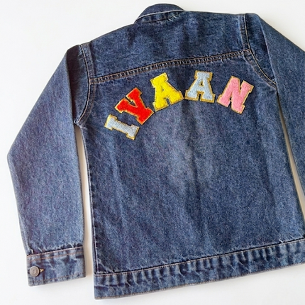 Personalised Denim Jacket with name - Premium Quality