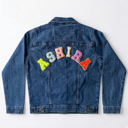 Personalised Denim Jacket with name - Premium Quality