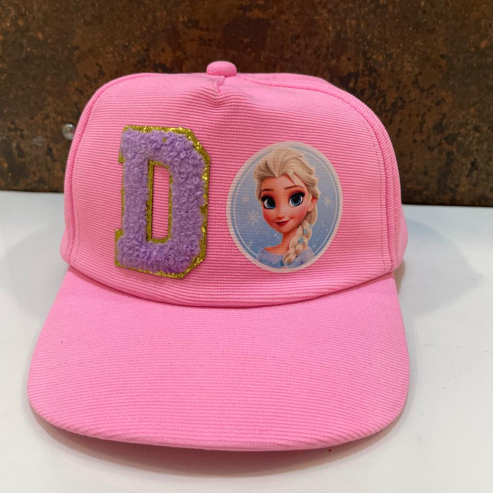 Customized Cap for Kids with Initial and cartoon - Return gifts