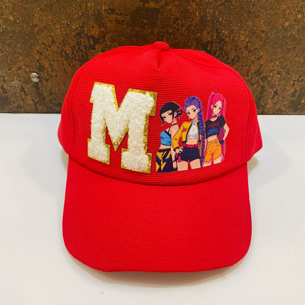 Customized Cap for Kids with Initial and cartoon - Return gifts