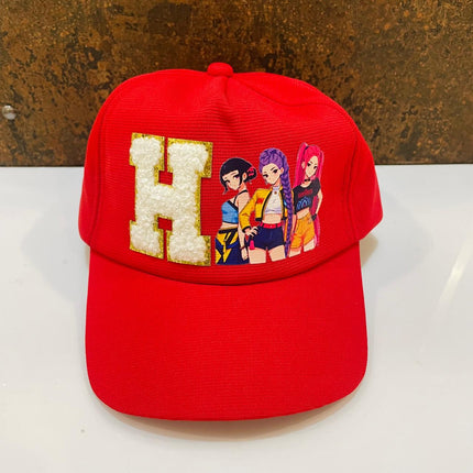 Customized Cap for Kids with Initial and cartoon - Return gifts