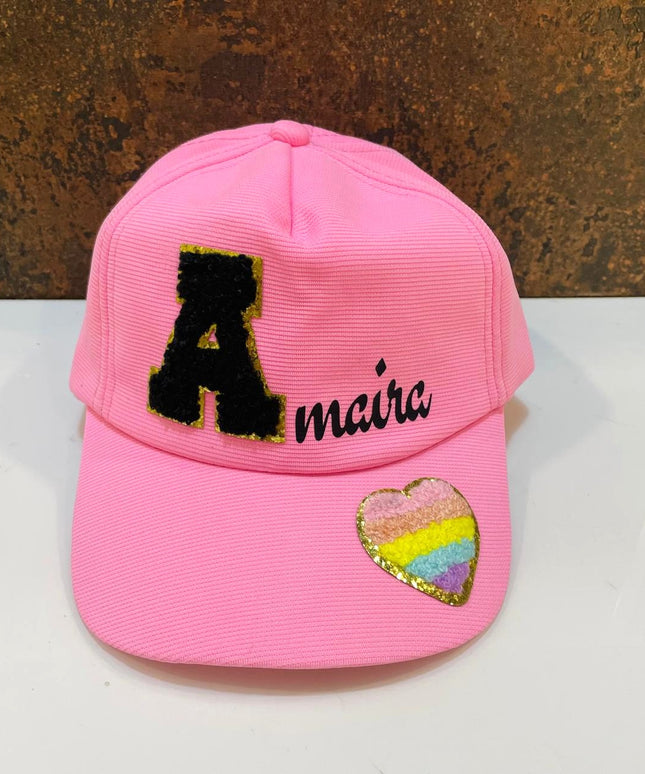 Customized Cap for Kids with Full name with Cartoon - Return gifts
