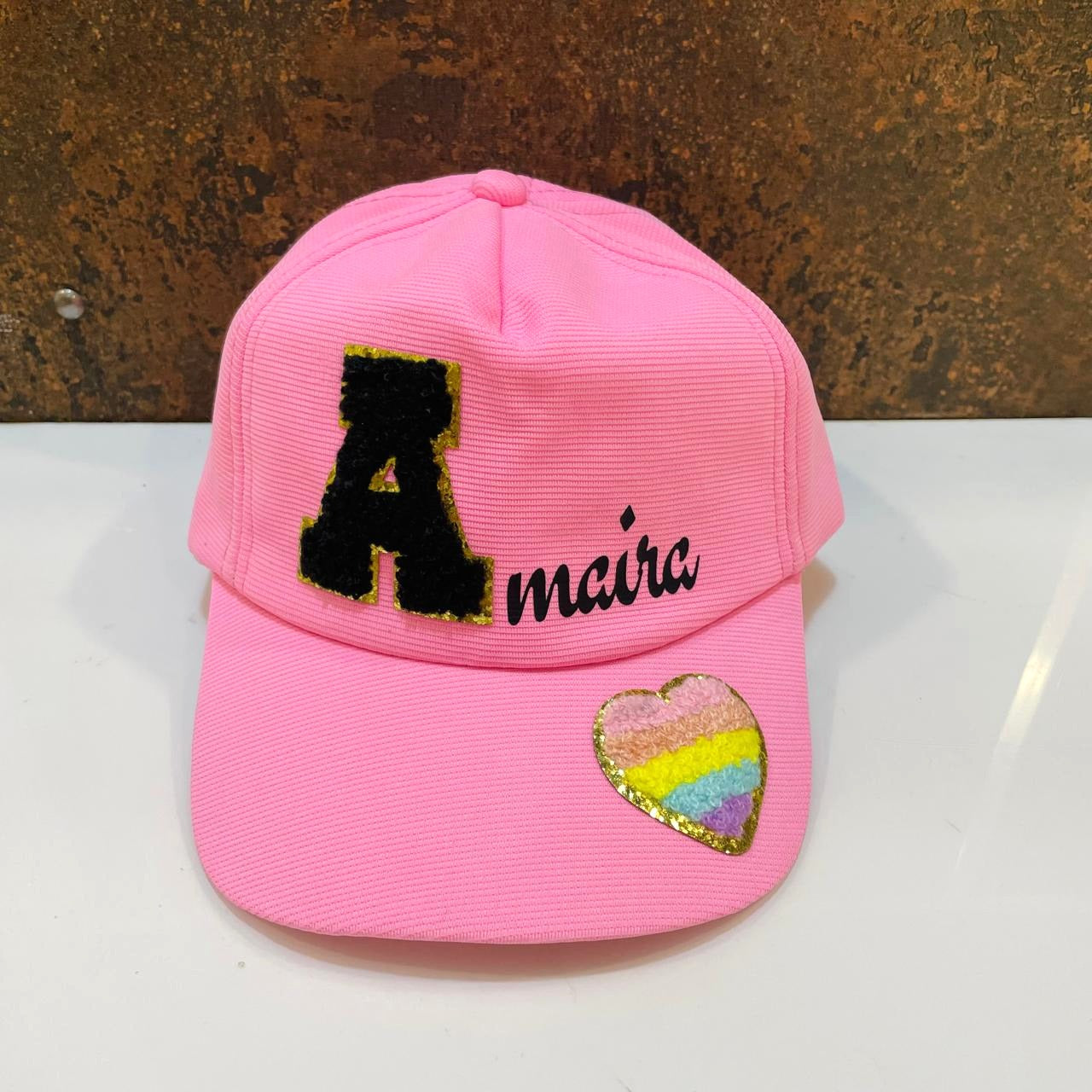 Customized Cap for Kids with Full name with Cartoon - Return gifts