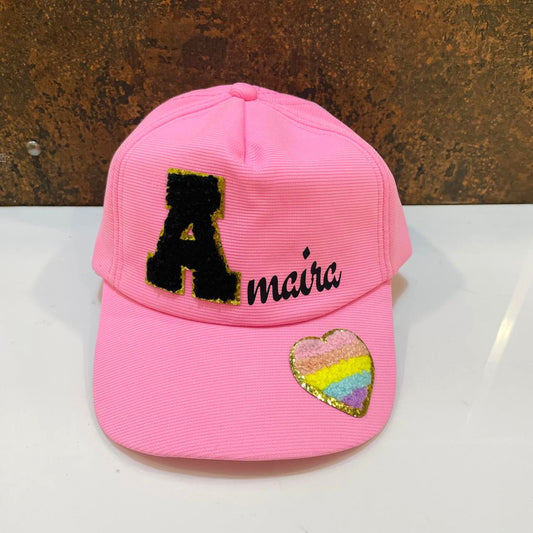 Customized Cap for Kids with Full name with Cartoon - Return gifts