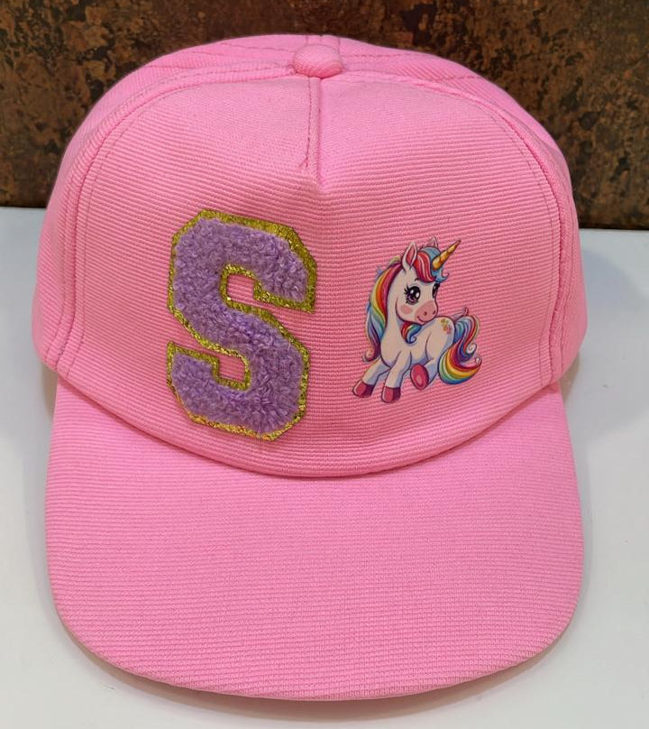 Customized Cap for Kids with Initial and cartoon - Return gifts