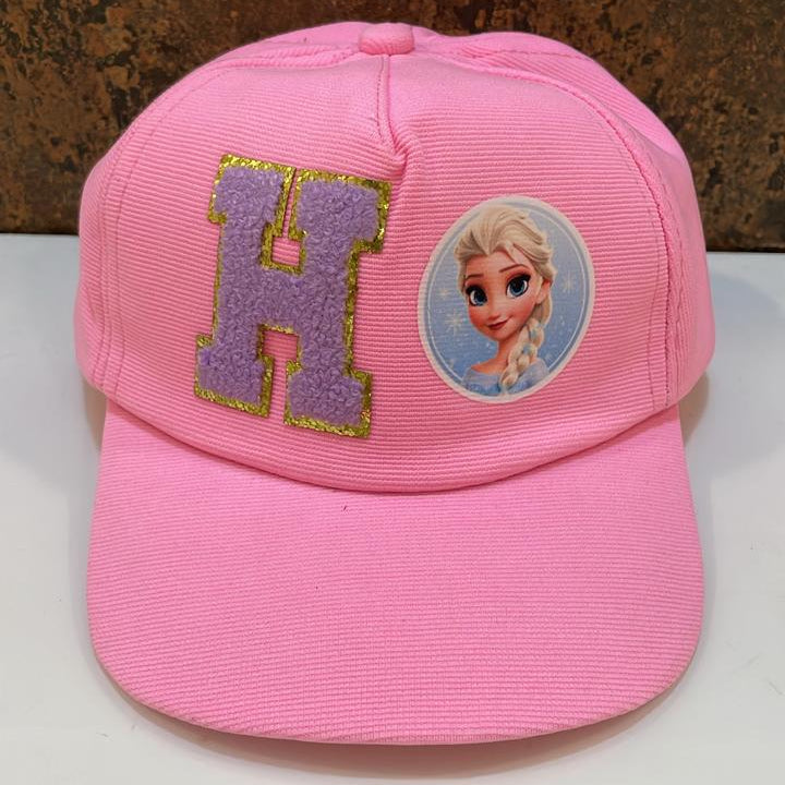 Customized Cap for Kids with Initial and cartoon - Return gifts