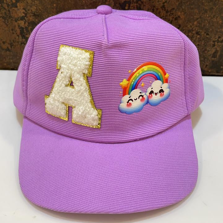 Customized Cap for Kids with Initial and cartoon - Return gifts
