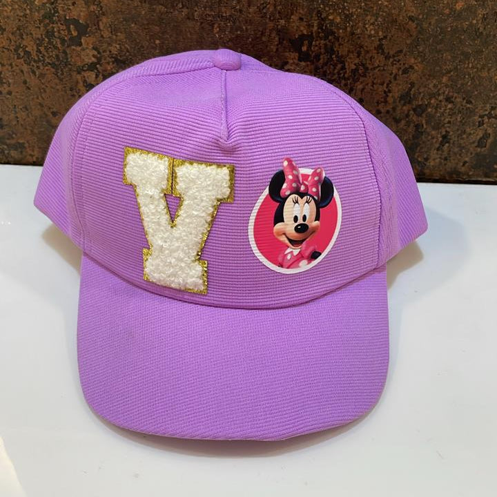 Customized Cap for Kids with Initial and cartoon - Return gifts