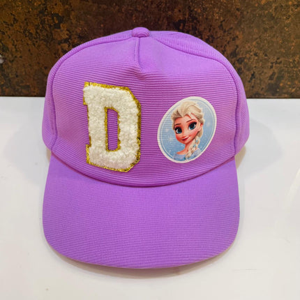 Customized Cap for Kids with Initial and cartoon - Return gifts