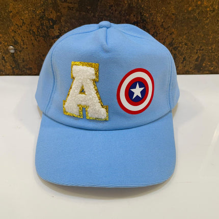 Customized Cap for Kids with Initial and cartoon - Return gifts