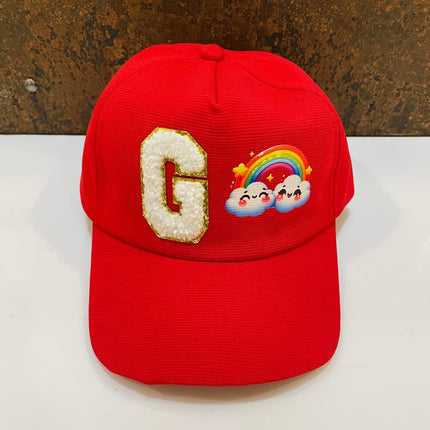 Customized Cap for Kids with Initial and cartoon - Return gifts