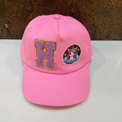 Customized Cap for Kids with Initial and cartoon - Return gifts