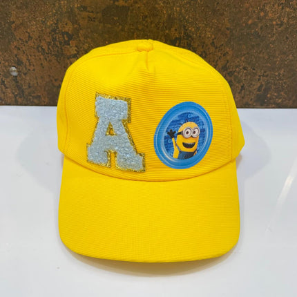 Customized Cap for Kids with Initial and cartoon - Return gifts