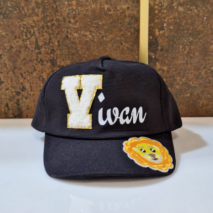 Customized Cap for Kids with Full name with Cartoon - Return gifts