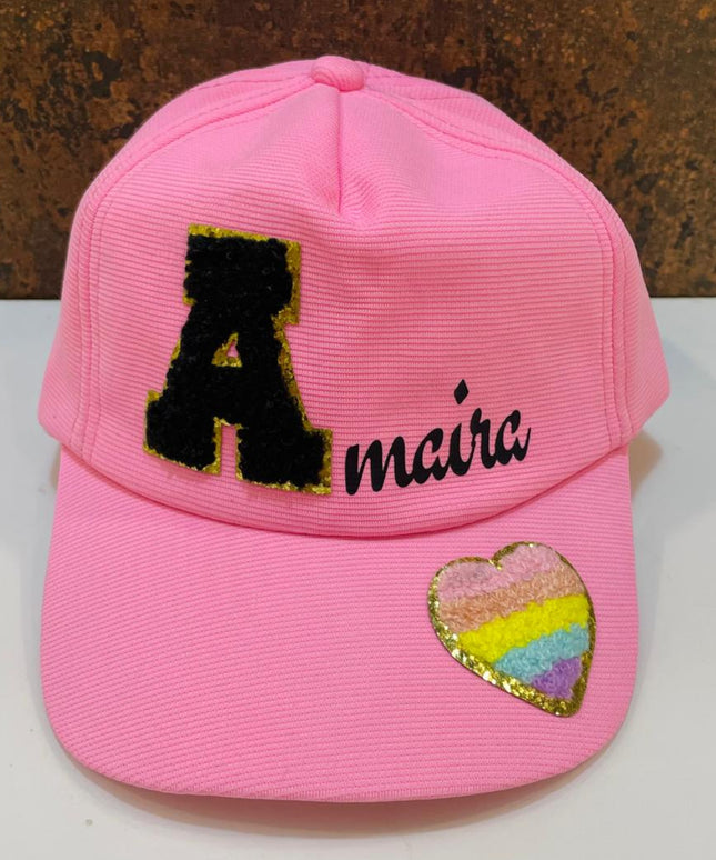 Customized Cap for Kids with Full name with Cartoon - Return gifts
