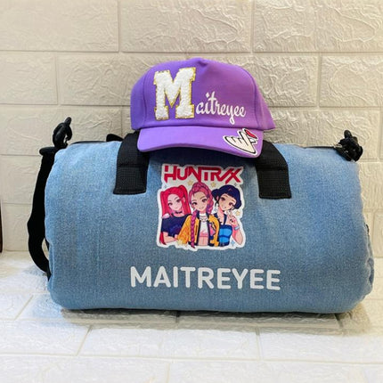 Denim Duffle & Cap combo