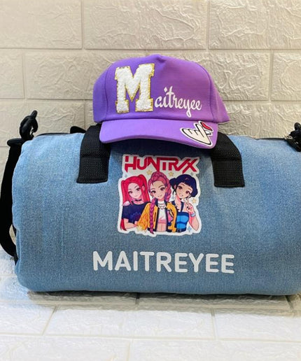 Denim Duffle & Cap combo