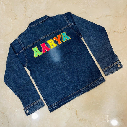 Personalised Denim Jacket with name - Premium Quality