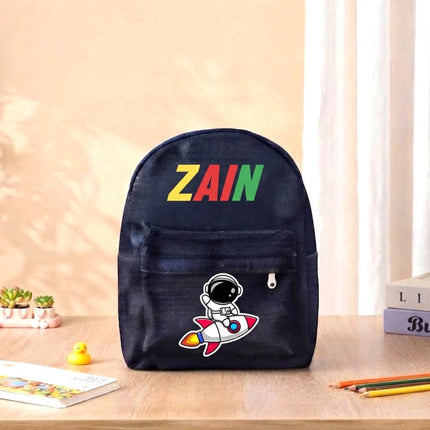 Premium Personalized Denim Backpack