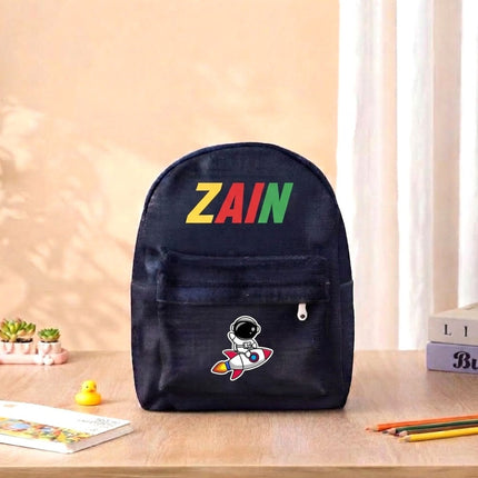 Premium Personalized Denim Backpack